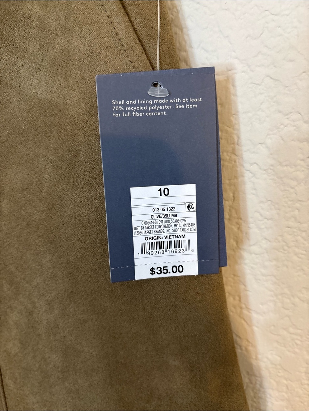 Women's Faux Suede Midi A-Line Skirt - Universal Thread™
Olive Green 10 - Picture 3 of 3
